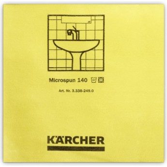 Салфетка из микроволокна KARCHER MICROSPUN 10 шт желтая 37,5 × 38 см